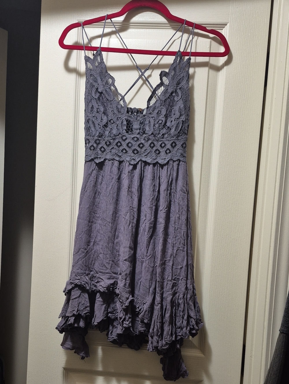 Adella Dress in Dusty Lavender Sz M EUC